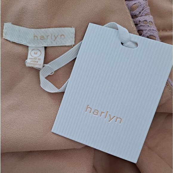 Harlyn by Nordstrom Eyelet Sleeveless Minidress Lavender Medium - Picture 9 of 9